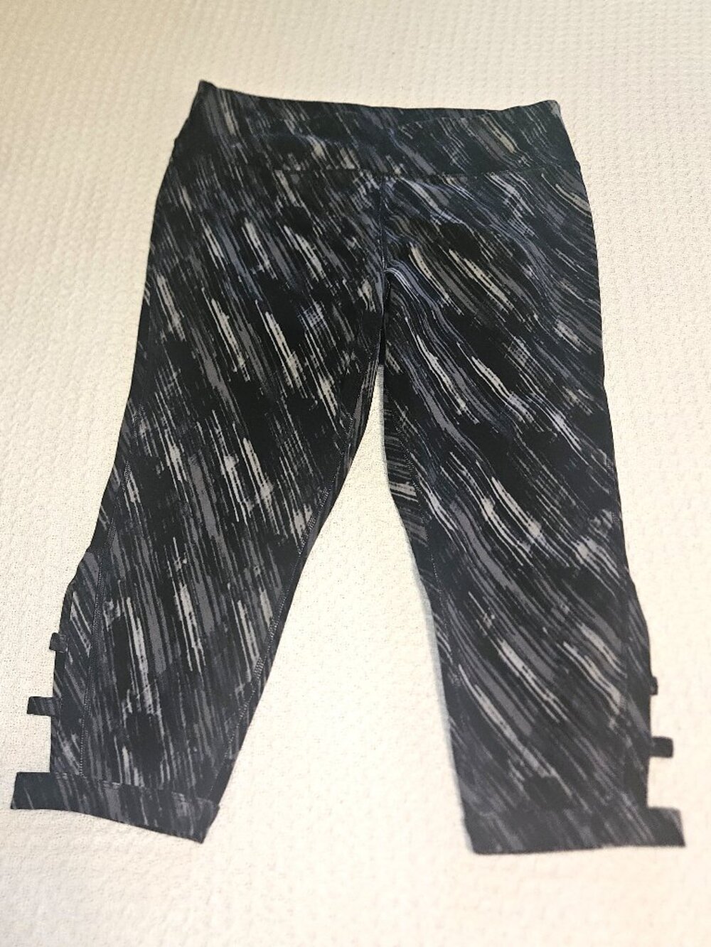 Xersion black & grey workout leggings, 1X